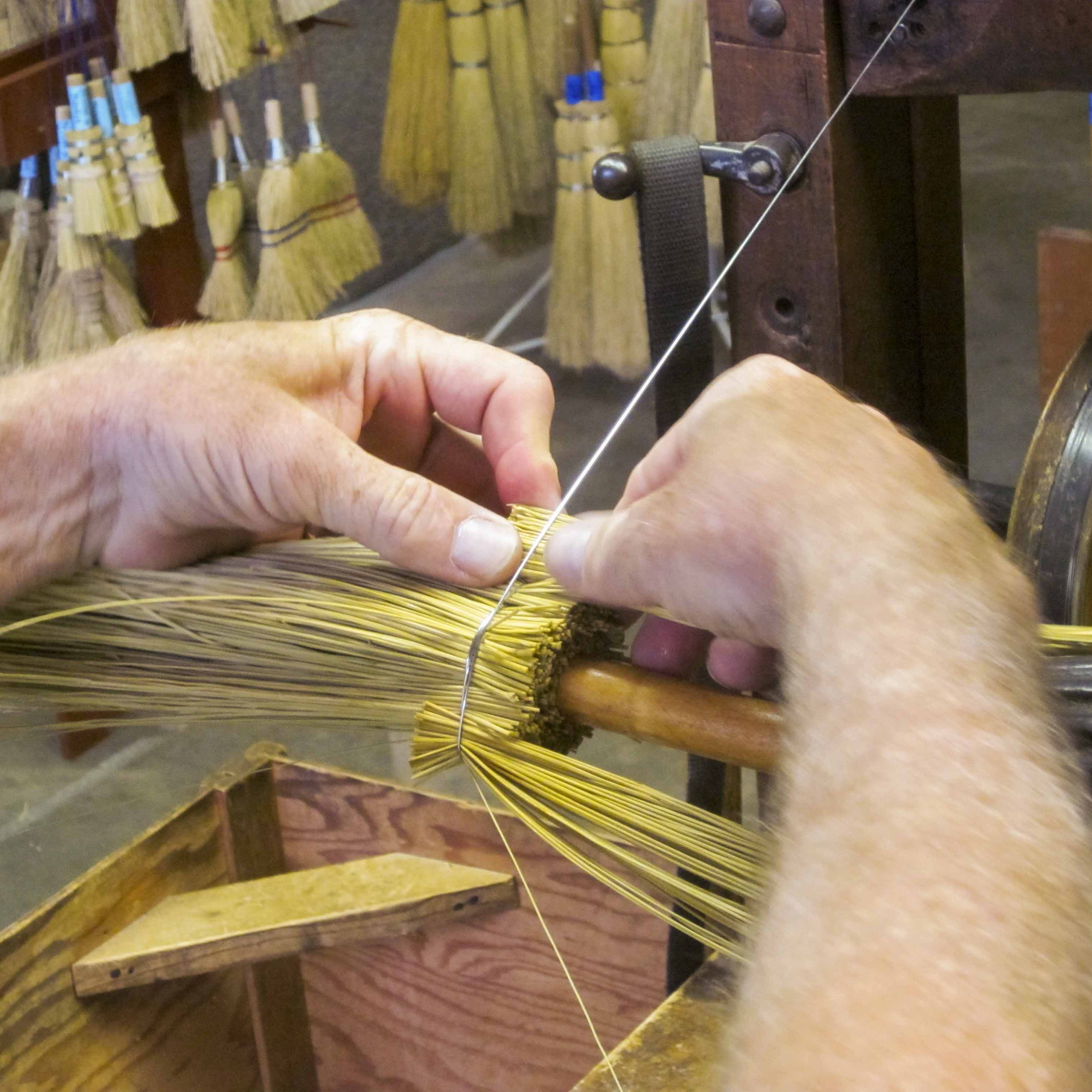 Amana Colonies_handcrafted_trades_broom making