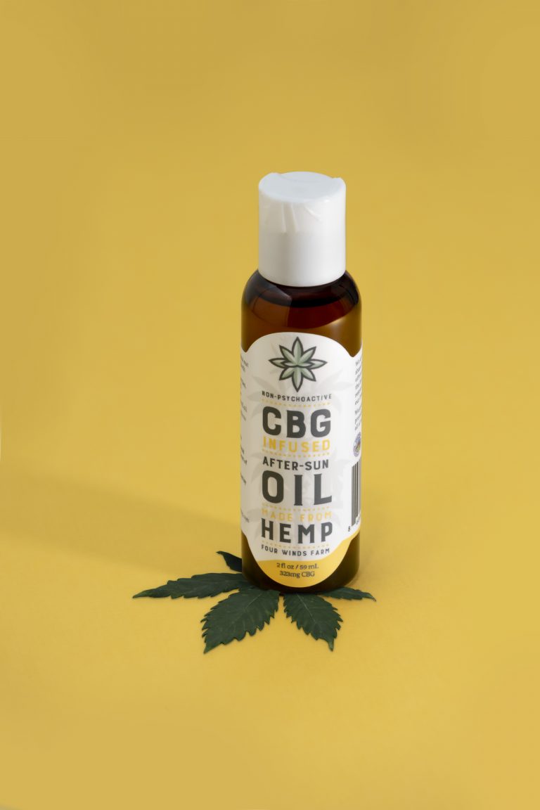 After Sun Oil Yellow Background 768x1152